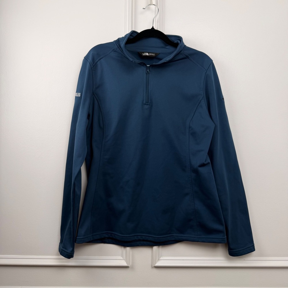 The North Face NCIS Los Angeles XIV Quarter Zip Pullover Blue Womens Large